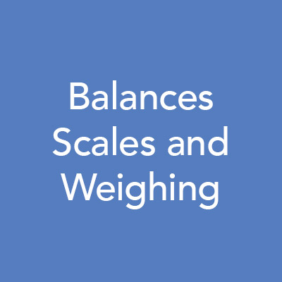 Balances Scales and Weighing